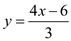     <div class=answer> Consider the equation   . Let us solve this equation for <i>y</i> and graph it. Because <i>y</i> is to the first power in the equation, we solve the equation for <i>y</i> using linear equation method.     Isolate the term involving <i>y</i> by subtracting   from both sides.   Divide both sides by 3.   Multiply both sides by   . Thus, the solution is   . 