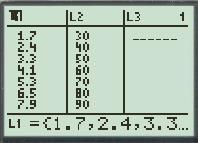     <div class=answer> The times that it takes a 2008 corvette to reach speeds is given in the data from 1.7 to 9.8 Click on   And enter year values in       
