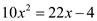     <div class=answer> Sketch the graph of the parabola and estimate the solutions to   Let the quadratic function obtained after transposition be   