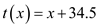     <div class=answer> Consider the function   The function represents a man’s shoe size   in Continental size when his shoe size in the United States is <i>x</i> 