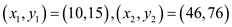     <div class=answer> (a) Consider the points   . To find the slope of the line containing the points use the formula   . Consider that   . Therefore the slope is   Therefore the slope of line joining the two points is approximately   . 