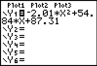     <div class=answer> Consider the function   where <i>x </i>is the number of years after 1980 a) Sketch the graph of   is as follows: First enter the function     