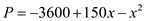     <div class=answer> Consider the quadratic function:   Where   and   represents the profit in dollars and the number of units of a product produced and sold respectively. For break-even the profit is zero dollars. Now determine the number of units of the product produced and sold that will lead to break-even as shown below:   