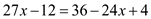     <div class=answer> Consider the equation   . Let us solve this equation for <i>x</i> algebraically and graphically. First solve this equation algebraically.   Remove parentheses using the distributive property.   The least common denominator of 4, 3 and 9 is 36. So, multiply both sides by 36.     Remove parentheses using the distributive property.     Add   to both sides.     Add 12 to both sides.     Divide both sides by 51.   Thus, the algebraic solution of the equation   is   . 