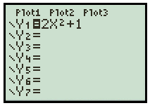     <div class=answer> (b) Sketch the graph of the function   using graphing calculator with viewing window   Step1: start the graphing calculator Press   key and enter the function   and finally press the   key then it will display like this   