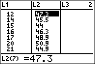     <div class=answer> (a) The data to create a scatter plot to identify the best model by using a graphing utility. Press stat to view the statistics calculation options.   Press 2<sup>nd</sup> graph to view the table       