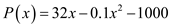     <div class=answer> Consider the daily profit from the producing and selling Blue Chief bicycles is given by   Where<i> x</i> is the number produced and sold and   is in dollars 