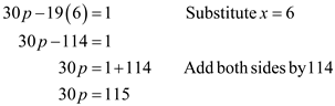     <div class=answer> Consider the percent   that that use marijuana daily of high school seniors is given by,   , where   is the number of years after 1990. Now find the range of daily use of marijuana between 1996 and 2000. First find the daily use of marijuana in the year 1996. To find the daily use of marijuana in the year 1996, substitute   in   and solve for   . Thus,     