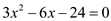     <div class=answer> Consider the function,   Need to find the   intercepts by use the graphical and algebraic methods: (a) Algebraic method: To find   intercepts, set       Substitute     Divide by 3 on both sides         Hence, the   intercepts of the function   are   