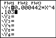     <div class=answer> Consider the function   where <i>t</i> is the number of years after 1980 a) Find the number of subscribers in 2005: Use TI-84Plus calculator to find the number of subscribers: First enter the function     Press     
