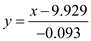     <div class=answer> The number of cows and heifers kept for milk production in the United States can be approximated by the following function.   Million head Here   is the number of years after 1990. a) To find the inverse of the function   , suppose that   Interchange   in this equation, and solve for   .           Therefore the inverse of the function   is given as,   