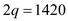     <div class=answer> Suppose that, for a certain product, the supply and demand functions are   and   , respectively, where <i>p</i> is in dollars and <i>q</i> is in units. Find the equilibrium price and quantity. To do this solve the equations,   and   by the substitution method. Substitute   for <i>   </i><i> </i>in       Remove parentheses by distributive property.     Subtract 80 from both sides.   Divide both sides by 2. 