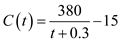     <div class=answer> The number of students per computer in U.S. public schools from the 1983-1984 school year through the 2003-2004 school year can be modeled as follows.    Here   is the number of years after the beginning the 1980-1981 school year. (a) The other function (the number of students per computer) that models the above data is given as follows.   Here   is the number of years after the beginning the 1980-1981 school year. To find the basic function that can be transformed to find   : From the definition of the function   , observe that the basic function to obtain   is   . Stretch the graph of the function   by 380, shift this horizontally by 0.3 units to the left, then shift vertically 15 units down to get the graph of   . 