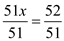     <div class=answer> Consider the equation   . Let us solve this equation for <i>x</i> algebraically and graphically. First solve this equation algebraically.   Remove parentheses using the distributive property.   The least common denominator of 4, 3 and 9 is 36. So, multiply both sides by 36.     Remove parentheses using the distributive property.     Add   to both sides.     Add 12 to both sides.     Divide both sides by 51.   Thus, the algebraic solution of the equation   is   . 