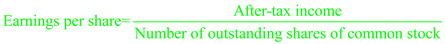     <div class=answer> Information extracted from annual report is The Assets are $9 million The Liabilities are $5 million After-tax earnings are $2 million The Number of shares outstanding is 750,000 a) <u> Earnings per share </u>: The formula for earnings per share is:   Substitute the values in the formula:   The Earnings per share is <span style=border: 1px solid black;>$2.67</span> 