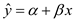     <div class=answer> The estimated least squares regression equation is given by:      where   is the estimate of slope. The dependent variable   depends on the explanatory variable (independent variable)   . The most important part of the above regression line is the slope   which depicts the change in predicted value of   due to one unit change in variable   . 