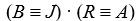 Translating Translate the following into more or less colloquial English sentences. Let J = Art gets a new job; B = Art gets a new boss; A = Art gets a new apartment; R = Art get a new roommate. -