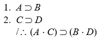 Proofs with CP or IP Prove valid, using the eighteen valid argument forms and CP or IP: - 