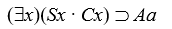 Translations. Translate the following into English, being a colloquial as possible. Use same symbols as above, i.e., let Sx = x is a student; Cx = x is caught cheating; Ex = x will be expelled; Gx = x is a good logician; Px = x will pass; Hx = x studied hard; Wx = x is a good writer; and let Ax = x is angry; Yx = x is happy; a = Alice; b = Burt. -