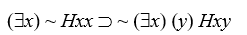 Translations. Letting Hxy = x is heavier than y, translate the following into English (coming as close as possible to colloquial usage): -