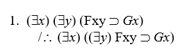 Proving invalidity. Show that the following arguments are invalid: -