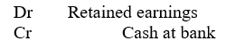 <strong>An appropriate journal entry to record a cash dividend on declaration date is</strong> A)   B)   C)   D)   <div style=padding-top: 35px> 