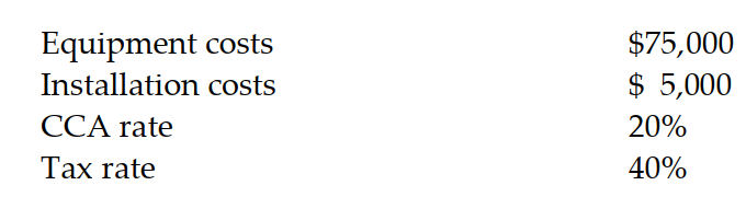 Use the following information to answer the question below.    -Calculate the amortization related tax savings in year two: A)  $6,000 B)  $5,400 C)  $8,100 D)  $7,200