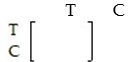 A new anti-gravity commuter train has been installed. It is expected that each week 90% of the riders who used the existing system will continue to do so. Of those who traveled by car, 5% will begin to use the new anti-gravity train. Use this information to write the transition matrix that describes this process.   A)    B)    C)    D)   