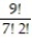 <strong>Evaluate:  - </strong> A) 1 B) 72 C) 9 D) 36 <div style=padding-top: 35px> 