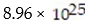 A linear programming problem has 35 decision variables   , ...,   and 50 problem constraints. How many rows are there in the table of basic solutions of the associated e-system? A)    B)    C)    D)   