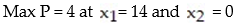 Solve the following linear programming problem using the simplex method:   A)    B)    C)    D)   