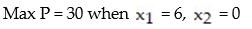 Solve the following linear programming problem using the simplex method:   A)    B)    C)    D)   
