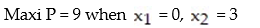 Solve the following linear programming problem using the simplex method:   A)    B)    C)    D)   