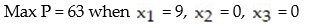 Solve the following linear programming problem using the simplex method:   A)    B)    C)    D)   