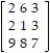 Find the transpose of the matrix: -  A)    B)    C)    D)   
