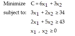 State the dual problem.   A)    B)    C)    D)   