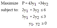 State the dual problem.   A)    B)    C)    D)   