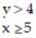 Graph the solution set of the system of linear inequalities and indicate whether the solution region is bounded or unbounded: -    A)  Unbounded   B)  Bounded   C)  Unbounded   D)  Bounded  