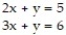 Solve the system of equations by graphing: -    A)  ( -1, -3)  B)  ( 1, 3)  C)  ( 3, 1)  D)  no solution