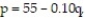 Suppose that the supply and demand equations for a logo sweat shirt in a particular week are   for the demand equation; and   , for the supply equation. Find the equilibrium price and quantity.