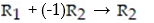 <strong>Identify the row operation that produces the resulting matrix: - </strong> A) B) C) D)