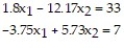 Use a graphing utility and augmented matrix methods to solve the system: Express your answer accurate to three decimal places.