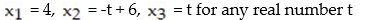 <strong>Write the linear system corresponding to the reduced augmented matrix: - </strong> A) B) No Solution C) D)