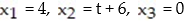 <strong>Write the linear system corresponding to the reduced augmented matrix: - </strong> A) B) No Solution C) D)
