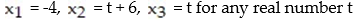 <strong>Write the linear system corresponding to the reduced augmented matrix: - </strong> A) B) No Solution C) D)