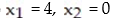 <strong>Write the linear system corresponding to the reduced augmented matrix: - </strong> A) B) No Solution C) D)