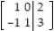 <strong>User row operations to change the matrix to reduced form: - </strong> A) B) C) D)