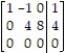 <strong>User row operations to change the matrix to reduced form: - </strong> A) B) C) D)