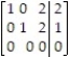 <strong>User row operations to change the matrix to reduced form: - </strong> A) B) C) D)