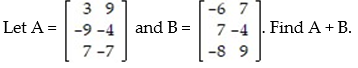 <strong>Perform the operation, if possible: - </strong> A) B) C) D)